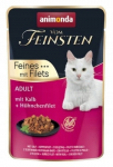 Kassi m&auml;rgtoit Animonda Vom Feinsten Veal & Chicken Filet, kanaliha/vasikaliha, 0.085 kg