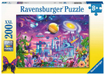Pusle Ravensburger Space City 200 10817395, 49 cm x 36 cm, 200 tk, mitmev&auml;rviline