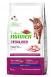 Kuiv kassitoit Natural Trainer Sterilised Turkey, kalkun, 10 kg