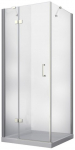 Du&scaron;ikabiin Besco Viva VKL-90-195-C, ruudukujuline, aluseta, 90 cm x 90 cm x 195 cm
