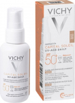 P&auml;ikesekaitsevedelik tooted n&auml;ole Vichy Capital Soleil UV-Age Daily Tinted SPF50, 40 ml