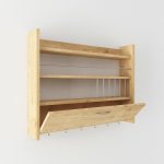 Rippuv k&ouml;&ouml;giriiul Kalune Design Knott 935CMN1305, pruun v., 15 cm x 85 cm x 65 cm