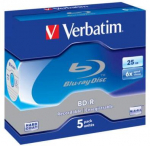 Andmekandja Verbatim Recordable, 25 GB, 5tk