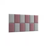 Dekoratiivsed tekstiilist seinapaneelid Quadratta, 100 cm x 180 cm, 3.5 cm, mitmev&auml;rviline, 12 tk