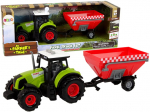 M&auml;ngutraktor Lean Toys A Farmers Tale 15217, must v./punane v./roheline v.
