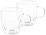 Topeltklaasist kruusikomplekt Homla Cembra Basic, l&auml;bipaistev, 0.42 l