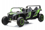 Laste elektriauto Lean Toys A033, must v./roheline v.
