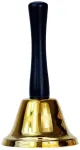 J&otilde;uluvana kell, kuldne v./must v., 6.4 cm x 6.4 cm x 12 cm
