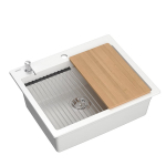 K&ouml;&ouml;givalamu Quadron Kurt 110, graniit, 59 cm x 50 cm x 21.5 cm, valge v.