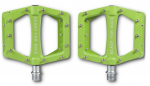 Pedaal RFR Flat CMPT, alumiinium, roheline v., 2 tk