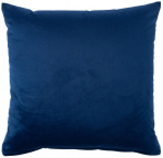 Dekoratiivne padi Home4you Velvet 2, s&uuml;gavsinine v., 45 cm x 45 cm