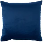 Dekoratiivne padi Home4you Velvet 2, s&uuml;gavsinine v., 45 cm x 45 cm