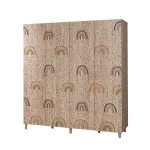 Riidekapp Kalune Design Loni 4 912, pruun v., 52 cm x 180 cm x 192 cm