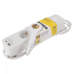 Pikendusjuhe, 3 x 1,5 mm&sup2;, 1.5 m, 3 pesa