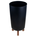Lillepott DGTL200-S433, plastik, must v.
