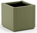 Lillepott Stefanplast Ethica 68702, plastik, 36 cm x 36 cm, roheline v.