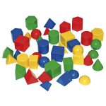 Puidust klotsid Geo Shapes, 40 tk