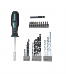 Kruvikeerajate komplekt Bosch Set with hand screwdriver, 25 cm
