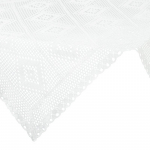 Laudlina ruudukujuline Olivia, valge, 85 x 85 cm