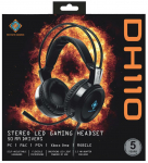 Juhtmega m&auml;nguri peakomplekt Deltaco DH110 GAM-105, must v.