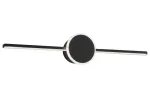 Valgusti seinale Round, LED, 1, must v. / must v., 12 x 41 cm