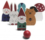 M&auml;ngu bowlingu komplekt BS Toys Forest Friends, mitmev&auml;rviline