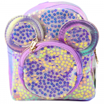Laste seljakott, violetne v., 20 cm x 7 cm x 22 cm