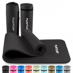 Fitness- ja joogamatt Tunturi Fitnessmat NBR, must v., 180 cm x 60 cm x 1.5 cm (kahjustatud pakend)