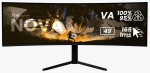 Monitor Arozzi Nova, AZ-NO-49TUW165-BK, VA, 165 Hz, DQHD, 49"