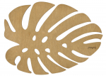 Lauamatt Hermia Monstera, 36 cm x 36 cm x 36 cm, 4 tk, Kollane v.