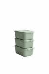 Toiduainekarbi komplekt Hermia BU0012, 0.28 l, 9.5 cm x 7.5 cm, roheline v., 3 tk