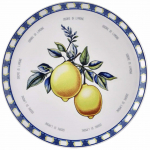 Taldrik serveerimine Hermia ODL0006, &Oslash; 30 cm, valge v./kollane v.