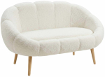 Diivan Hanah Home Lida, valge v., 50 x 130 cm x 105 cm