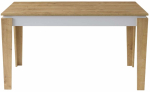 S&ouml;&ouml;gilaud pikendatav Kalune Design Cunda 2982, tamm v./valge v., 140 - 175 cm x 80 cm x 75 cm