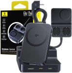 Laadimisalus Baseus Nomos ND11 E00078801123-00, USB Type A/2 x USB Type C /2 x AC, must v., 67 W