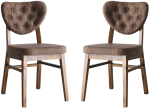 Toolide komplekt Kalune Design Elma 766 974NMB1813, matt, pruun v., 52 cm x 47 cm x 88 cm, 2 tk