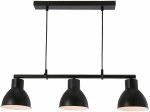 Valgusti lagi Candellux Lighting Inezz 33-47441, E27, 3 x 60 W, must v. / must v.