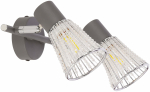 Valgusti seinale Candellux Lighting Curtis 92-48264, E14, 2 x 40 W, l&auml;bipaistev v. / hall v.