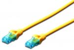 Juhe Digitus Premium CAT 5e UTP Patch RJ-45 8P8C, RJ-45 8P8C, 2 m, kollane v.