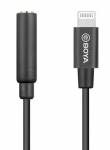 Adapter Boya BY-K3 3.5 mm female, Apple Lightning, 0.2 m