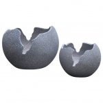 Lillepott Domoletti LT14236-1S, keraamiline/savi, hall v.