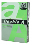 Kontoripaber Double A, A4, 80 g/m&sup2;, roheline v., 29.7 cm x 21 cm