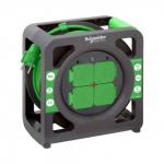 Pikendusjuhe trumlil Schneider Electric, IP44, 3 x 1,5 mm&sup2;, 15 m, IP44, 4 pesa