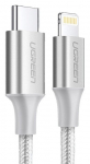 Juhe Ugreen, Apple Lightning/USB-C, 100 cm, h&otilde;be v., 36 W