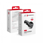 Auto laadija Forcell CC50-1C, must, 20 W