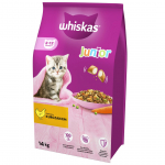 Kuiv kassitoit Whiskas Junior, kanaliha, 14 kg