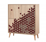 Kapp Kalune Design Multilux 122, pruun v./punane v., 36 cm x 95 cm x 111 cm