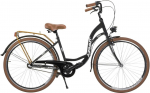 Jalgratas linna- Azimut Vintage 3-Speed, 28 ", 17'' raam, must/kreemjasvalge