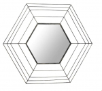 Peegel Kayoom Romeo 110, rippuv, 69 cm x 79.5 cm, kuldne/must