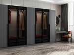 Riidekapp Kalune Design Kale Plus 7807, hall v., 52 cm x 315 cm x 210 cm